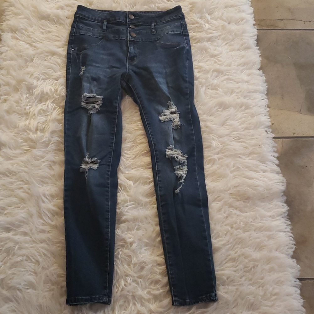 Charlotte russe ripped jeans